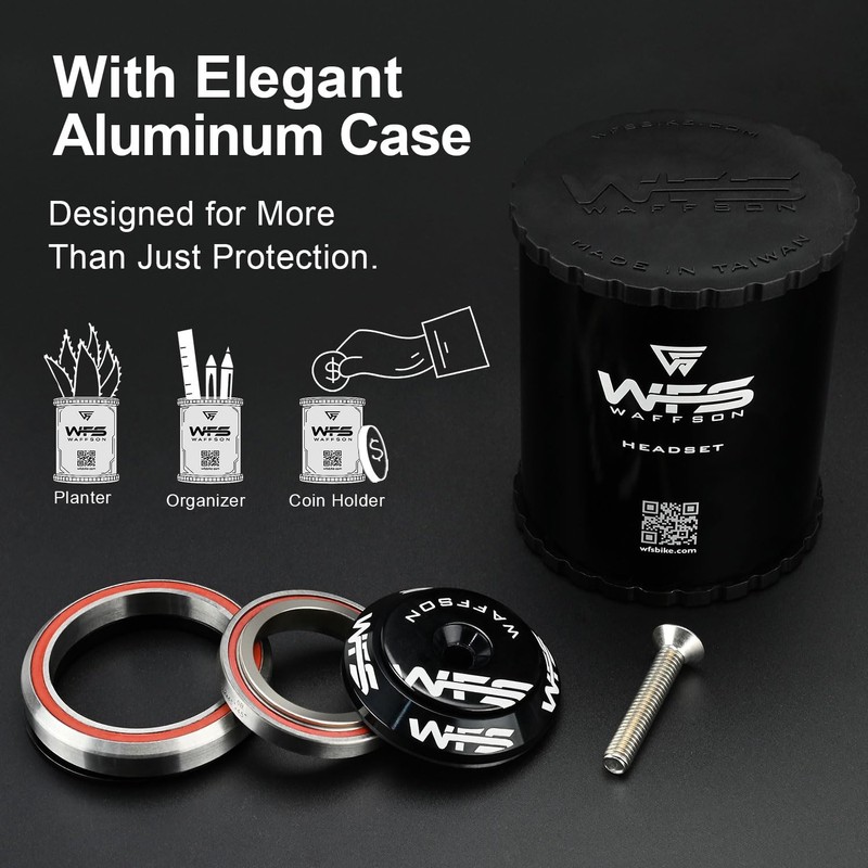 WFS HY638 Full Integrated Headset 1-1/8-1.5 inch Tapered 7.8mm Top