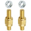 BELOMI 2 Pack Car Side Post Battery Terminal Brass Stud,