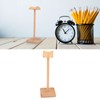 Wooden Headphone Holder Beech Headset Stand Desktop Display Shelf for