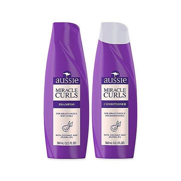 Aussie Miracle Curls Shampoo And Conditioner Set 12.1 oz. Each