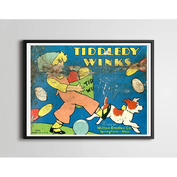 1932 Antique Game POSTER! (18" x 24" or 8" x