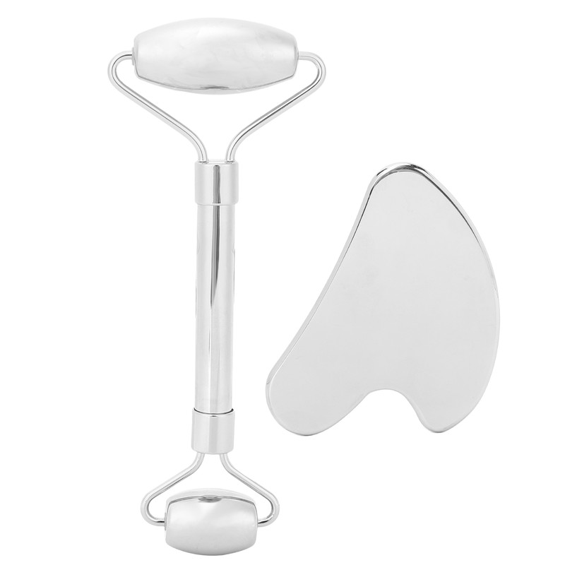 Stainless Steel Facial Roller Gua Sha Tool Face Skin Roller