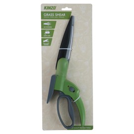 Edco Eindhoven B.V. Kinzo Grass Shears 360 Degree Rotatable - Manual Lawn Shears with Safety Lock, Non-Stick Coating and Ergonomic Handle - For Lawn Edges and Beds