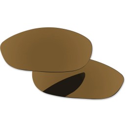 Oakley Lenslog Bronze Gold Mirror Polarized Replacement Lenses For-Oakley Monster Dog