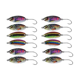 Twin-Turner 12 Spoons I 2 g I Trout Bait I Set for Trout Fishing I Artificial Bait I Blinker I Fishing Lure I Fishing Accessories I Bass I Trout
