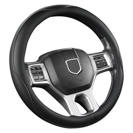 West Llama - Funda personalizada para volante de coche para Dodge RAM 1500 2500 3500, 15.5-16 pulgadas (tamaño grande)