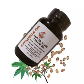 CITADELLE OIL 4 oz 100% PURE HAITIAN BLACK CASTOR OIL ORGANIC HAIR GROWTH