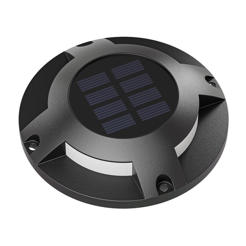 ledscom.de Bunso LED Solar Floor Light for Outdoor Use, IP65,