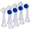 Cybersonic 3 Deluxe Large Replacement Brush Heads, 8 Pack, Compatible