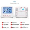 Digital Hygrometer Indoor Thermometer,Accurate Measurement Room Thermometer,Backlight Alarm Function Indoor