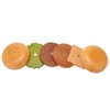 Hamburger Coaster Set Heat Insulation Cute Exquisite Wood Drink Coasters