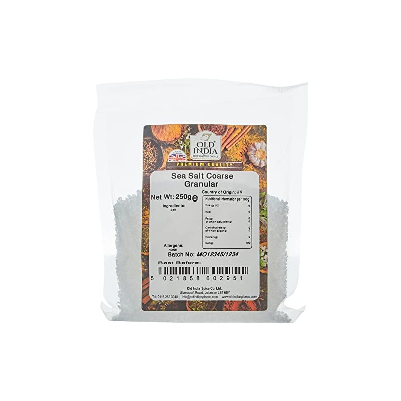 Old India Sea Salt Coarse Granular 250g