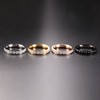 AROWRO 3 mm Women's Titanium Eternity Ring Cubic Zirconia Engagement