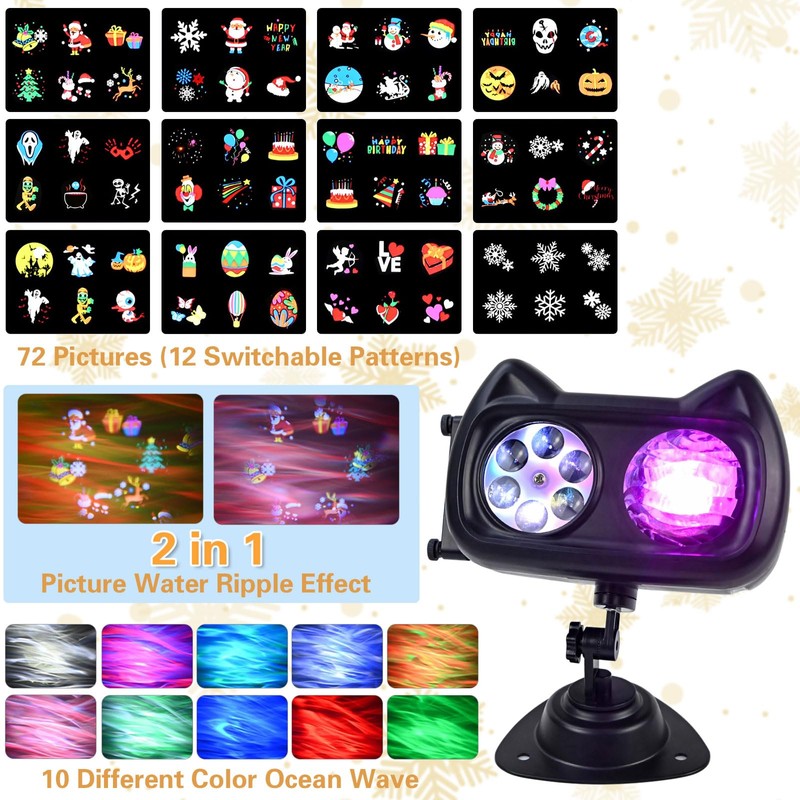 Christmas Projector Lights Outdoor 3