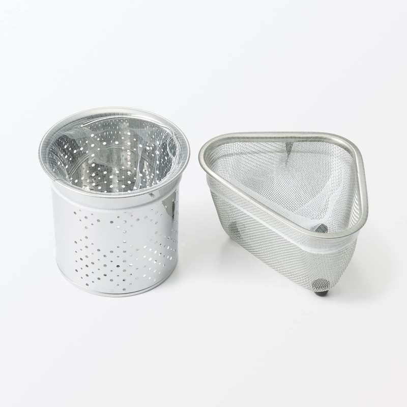 Muji 44316658 Deep Drainer Net, Stocking Type, Pack of 30