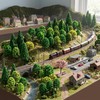 DEFIYEAR 30 Pcs Mixed Model Trees Diorama Scenery Landscape Accessories
