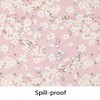 Bnejvif Pink Sakura Oval Tablecloth Floral Flowers Print Oval Table