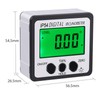 Autoutlet digital inclinometer, protractor LCD angle finder bevel box., Silver