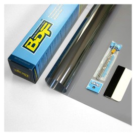 BDF S4MB50 Window Film Security and Sun Control 4 Mil Black 50 (Light) - 48in X 24ft