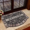MTOUOCK Thick Welcome Mats Outdoor, 24 * 36" Large Front