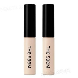 The Saem (Hyundai Hmall) The Saem Cover Perfection Tip Concealer 1.25 Light Beige 2pcs / (현대Hmall) 더샘 커버 퍼펙션 팁 컨실러 1.25 라이트 베이지 2개