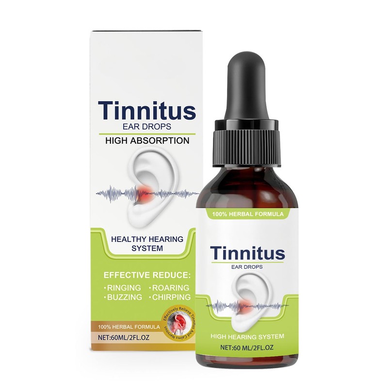 Tinnitus Ear Drops (60ml) - Gentle Formula to Support Ear