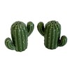 Hand-Painted Ceramic Cactus Salt and Pepper Set - Kitchen Dining