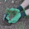 4/8 Hand Claw ABS Plastic Garden Rubber Gloves Gardening Digging