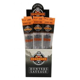 Dearborn Brand Honey BBQ Snack Sticks – 24 Pack (1 oz Each) | Premium Quality Meat Sticks for Busy Families | Savory & Sweet On-the-Go Snacks | Perfect for Lunchboxes & Outdoor Activities