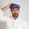 Dockers Men's Ivy Newsboy Hat, Blue, Small-Medium