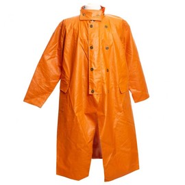 Wyoming Traders Men's Standard Pommel Fish Slicker, Orange, X-Large