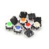 WMYCONGCONG 10 PCS Light Emitting Diode Momentary Tactile Push Button