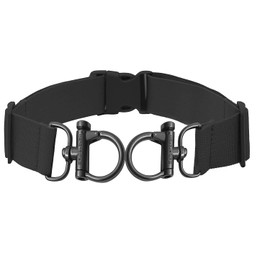 Seibertron Adjustable Utility Luggage Straps Travel Bag Accessories with Quick-Release Buckle Design for Molle Laptop Bag Or Backpack Fit for Large Or Small Luggage Suitcase Baggage Black