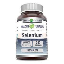 Selenio Selenium 200 Mcg 240 Tabletas Anticancerigeno Sabor Sin Sabor