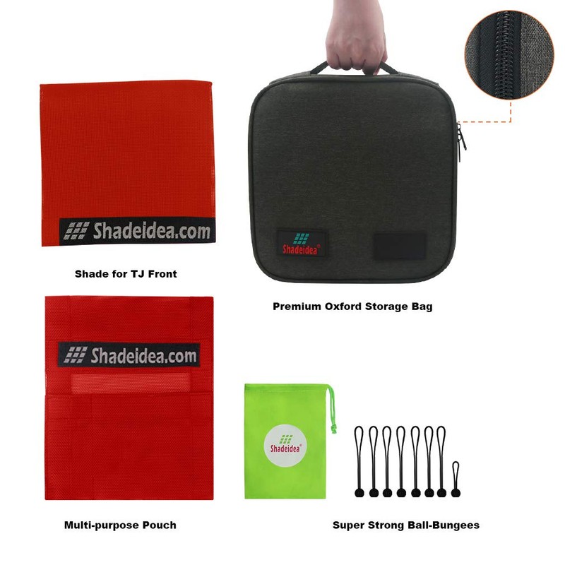Shadeidea Sun Shade for Jeep Wrangler TJ 1997-2006 Sunshade Top