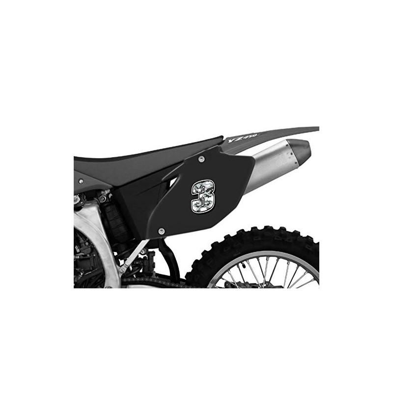 Biomar Labs® N 233 Car Motorcycle Vinyl Sticker Grey Camouflage