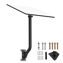 Starlink Gen 3 Long Wall Mount, Adjustable 360 Degree for Better Signal, Burbifro Starlink Mounting Kit for Starlink Internet Kit Satellite, Compatible with Starlink Standard Gen 3 Dish