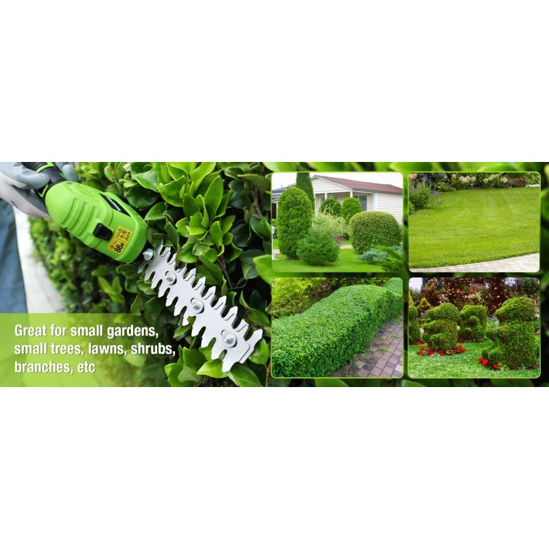 WORKPRO 12V Cordless Grass Shear&Shrubber