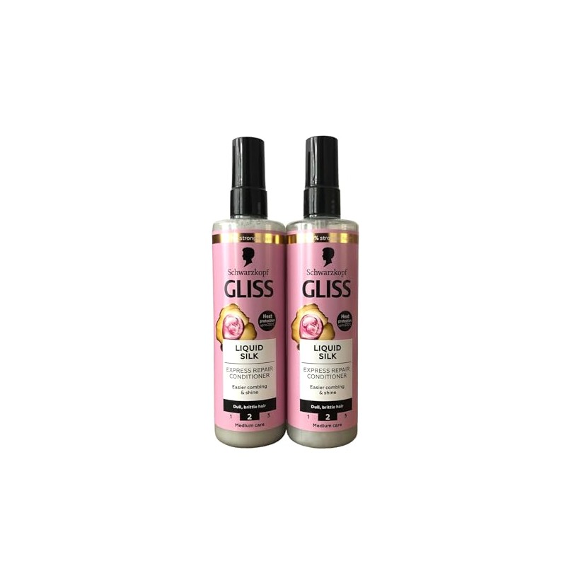Schwarzkopf Gliss Liquid Silk Leave In Hair Conditioner Spray With