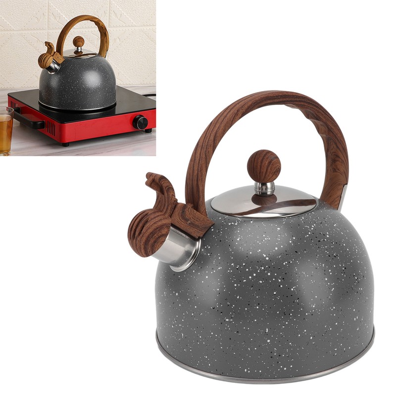 Whistling Kettle 2.5L Capacity Stainless Steel Stovetop Teapot for Water
