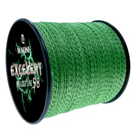 Waline Super Strong 8 Strands Braided Fishing Lines 300m 20lb-100lb PE Fishing Line Multifilament Sea Fishing Braid Line (Groovy Green, 20lb/0.17mm/ 300m(328yds))