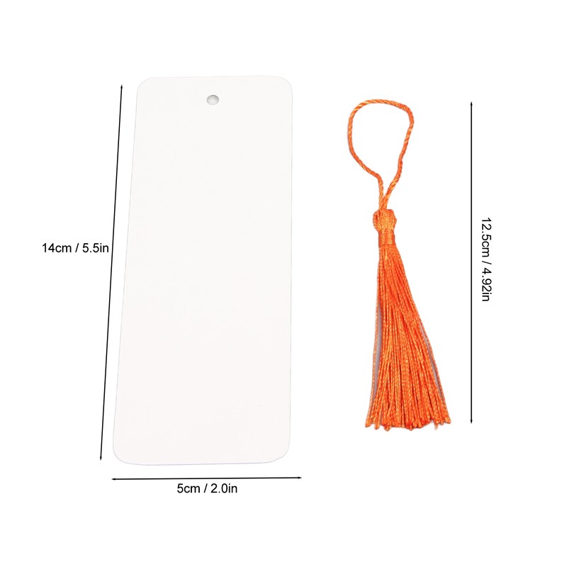 80 Sets Blank Bookmarks 5.5in Long 2in Wide Smoothing Widely