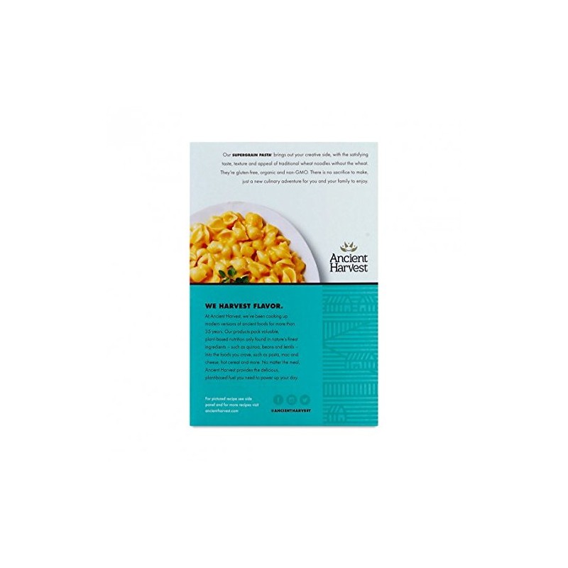 Ancient Harvest Gluten Free Pasta Shells, 8 Ounce