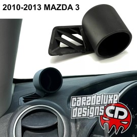 CARZDELUXE Single gauge pod mount for 2010-2013 Mazda 3 functional defrost vent