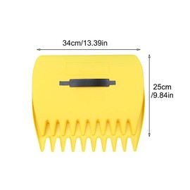 1 Pair Lawn Claws, Garden and Yard Leaf Grabber Hand Rakes, Sturdy Ergonomic Grip Lawns and Garden Clean Up Multiple Use for Leaves, Lawn Debris and Trash Pick Up Easy Use(Yellow)