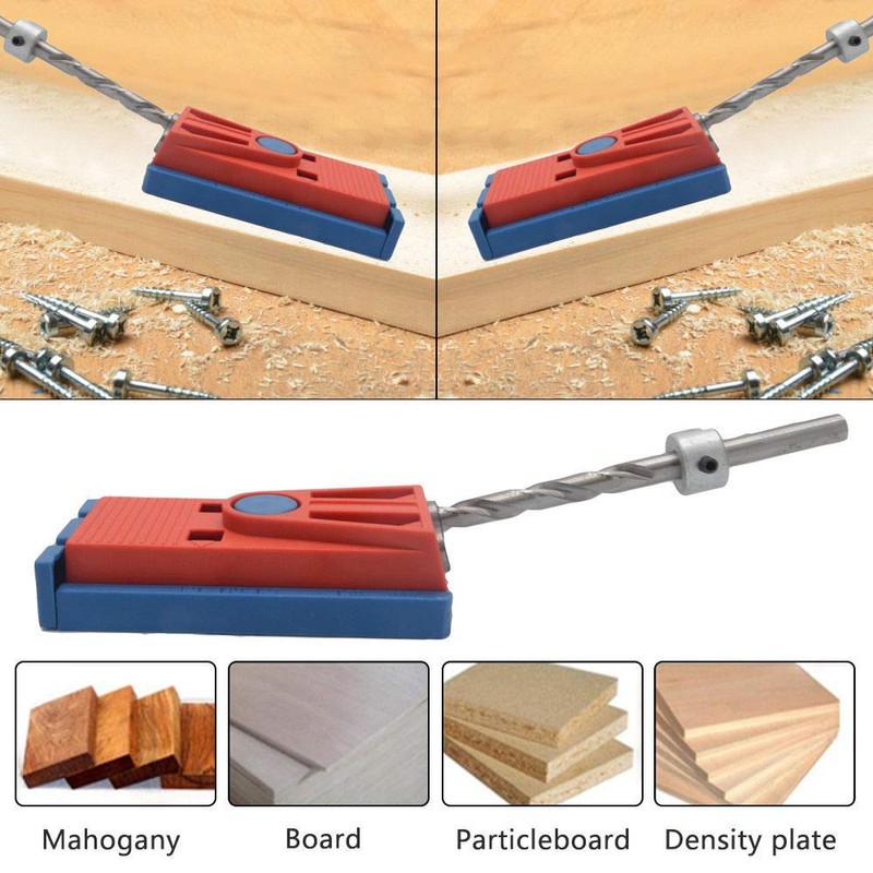 Pocket Hole Jig, MASO Mini Pocket Hole Drill Dowel Jig