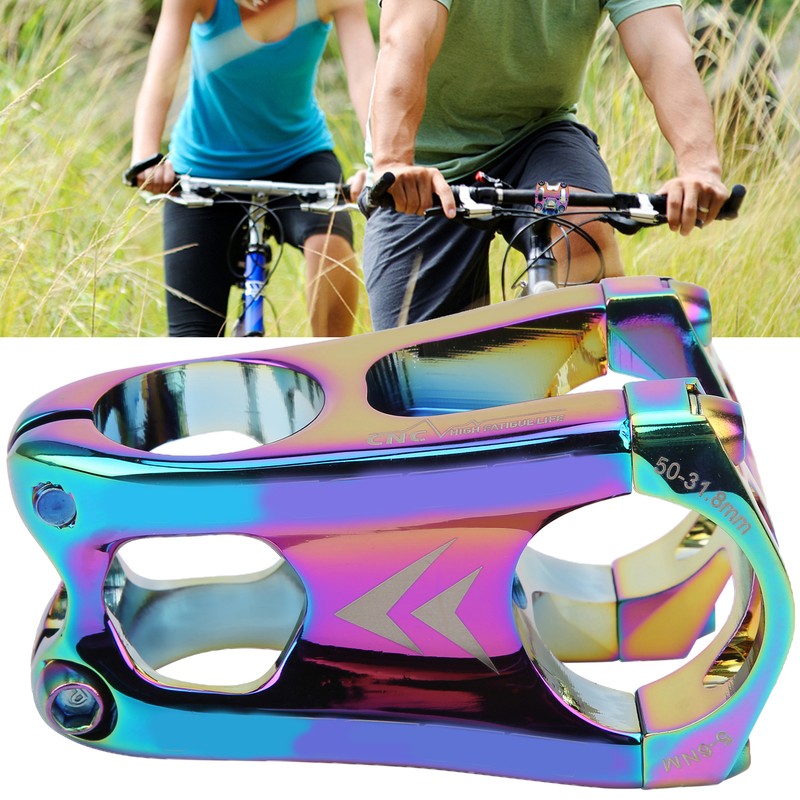 31.8x50MM Mountain Bike Handlebar Short Stem Riser Aluminum Alloy Bicycle