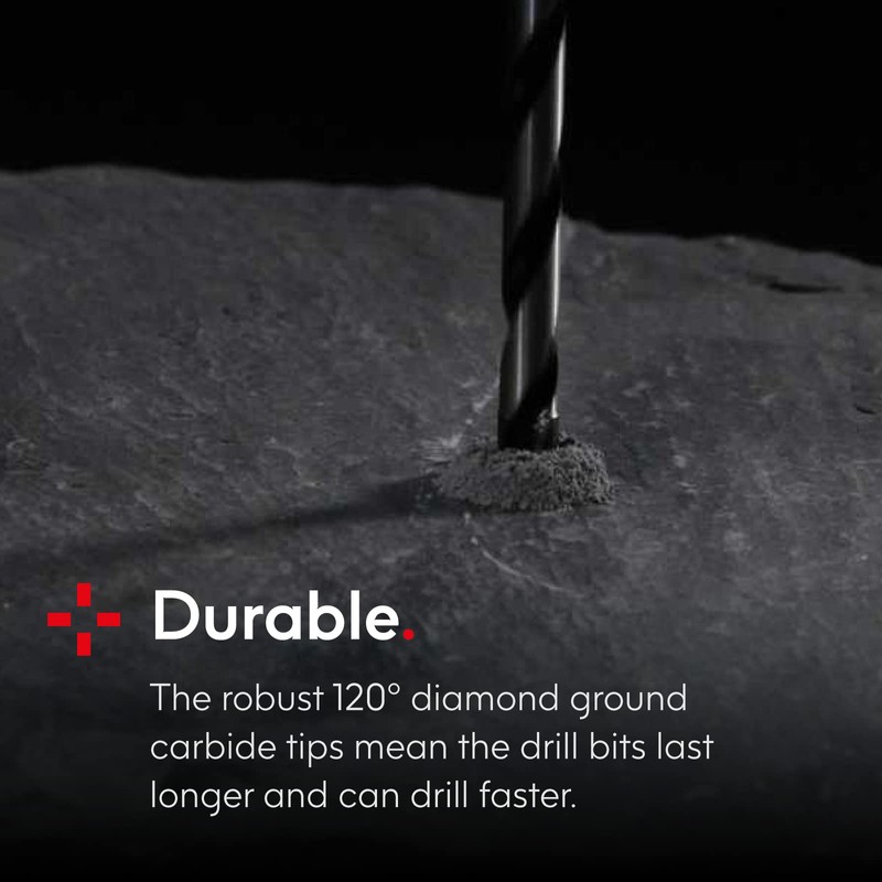 DART 5 PC Premium Hex Multipurpose Drill Bits Set -