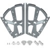 PHITUODA 2 Layers Shoes Drawer Cabinet Hinges Flip Frames, Grey