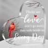 Bereavement Acrylic Heart Sign Gifts, Those We Love Don't Go